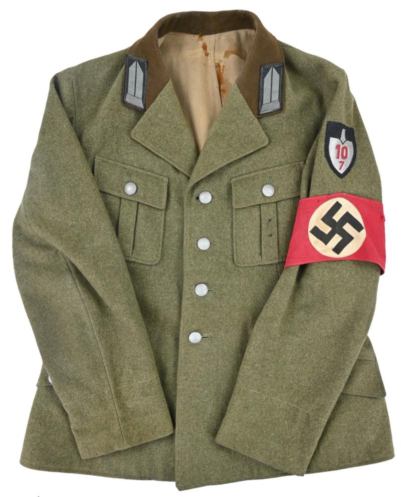 German RAD Feldmeister Tunic District 10/7