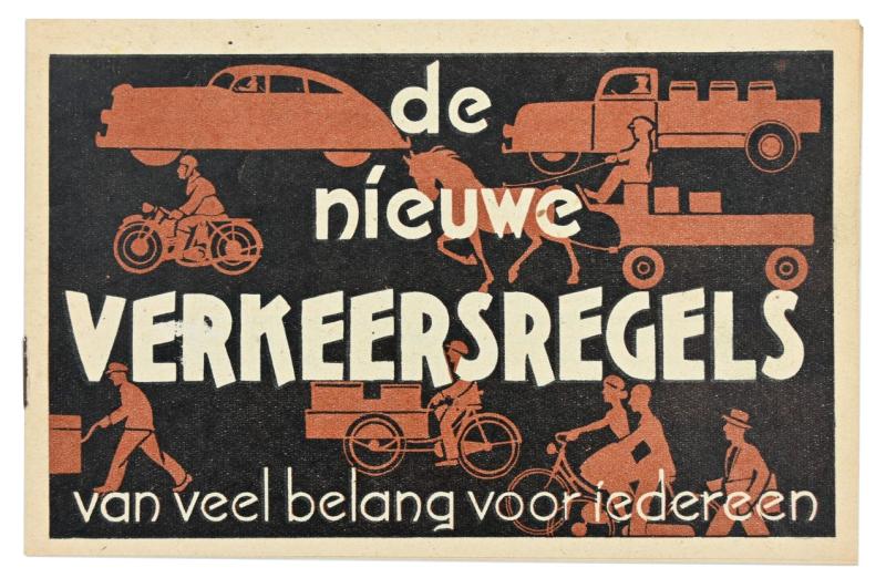 Dutch WW2 Traffic Rules Booklet 'Occupated Holland'