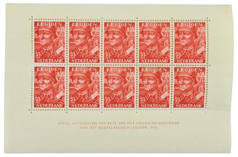 Dutch Waffen-SS Post Stamp Set 'Legioen Nederland'