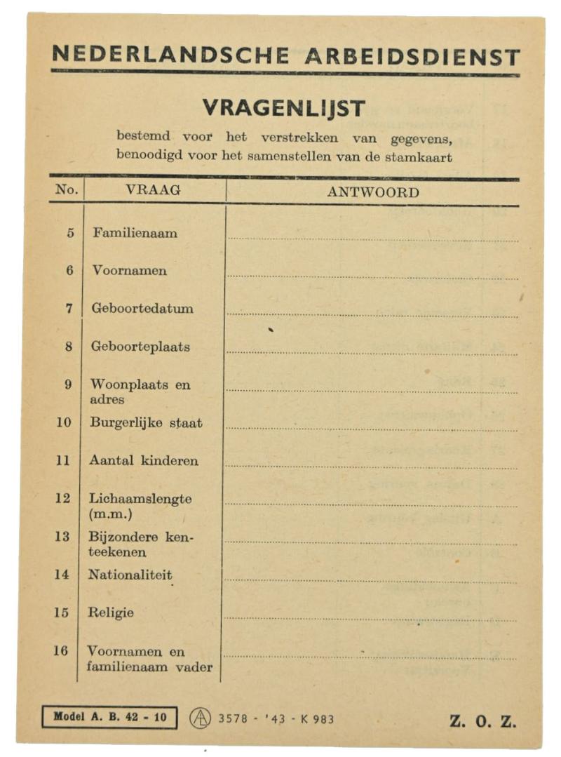 Dutch NAD Member Application Form