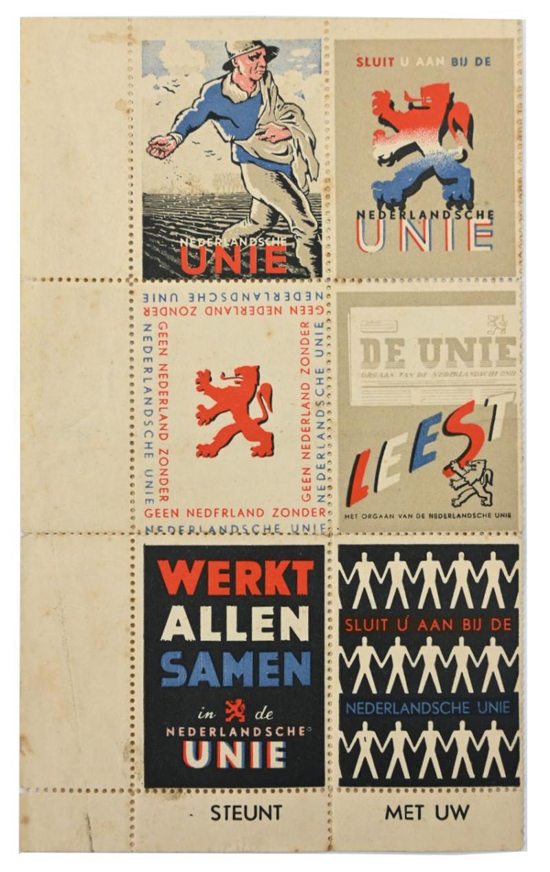 Dutch Union Stamps 'Nederlandse Unie'