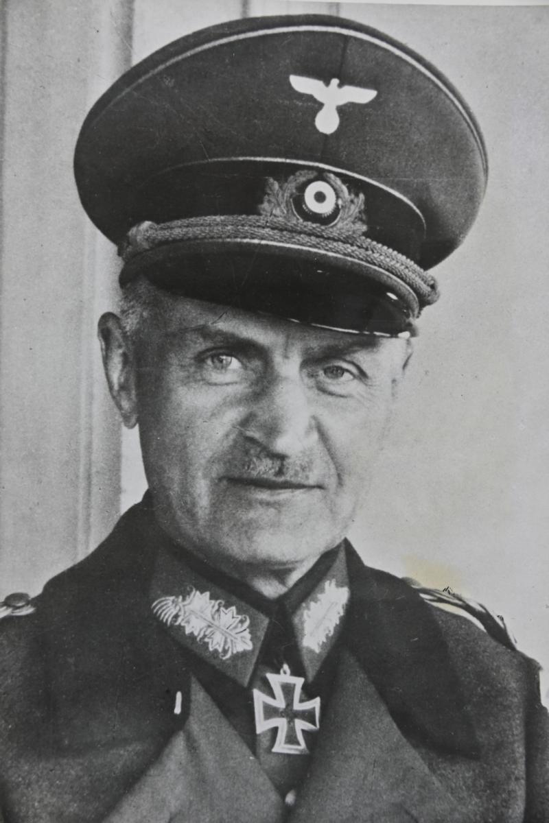 German WH Portrait Picture/ Press Photo 'Generaloberst Blaskowitz'