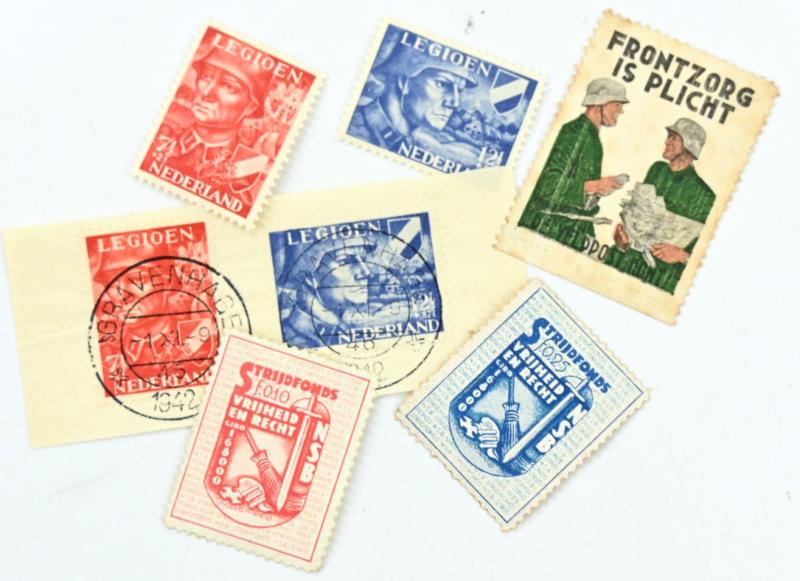 Dutch NSB/WA/SS WW2 Envelop Stamps