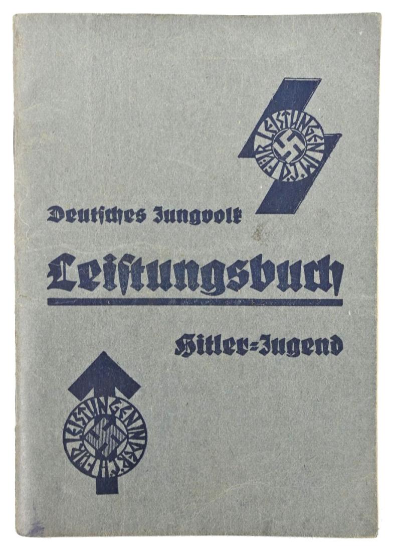 German Hitler Youth Leistungsbuch
