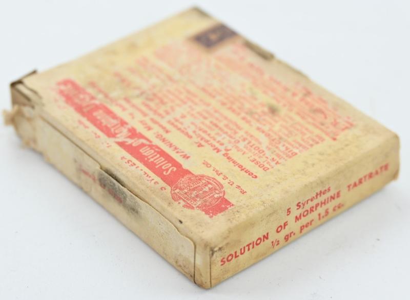 US WW2 Medical Morphine Tartrate Package