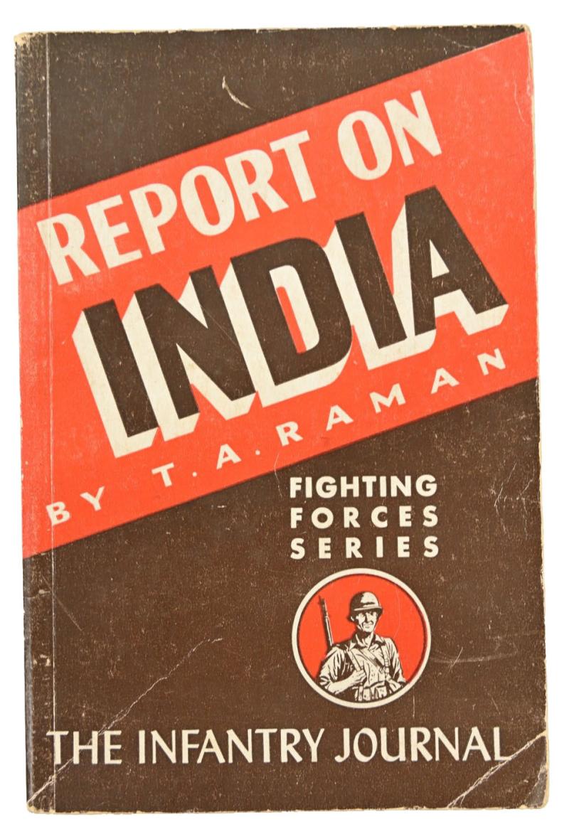 US WW2 Army Report on India Booklet