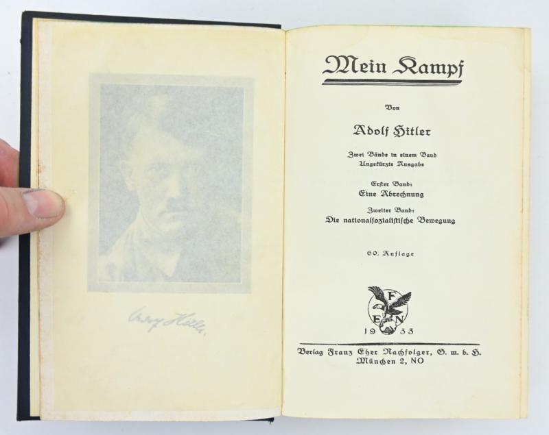 German Adolf Hitler Mein Kampf Book 1933