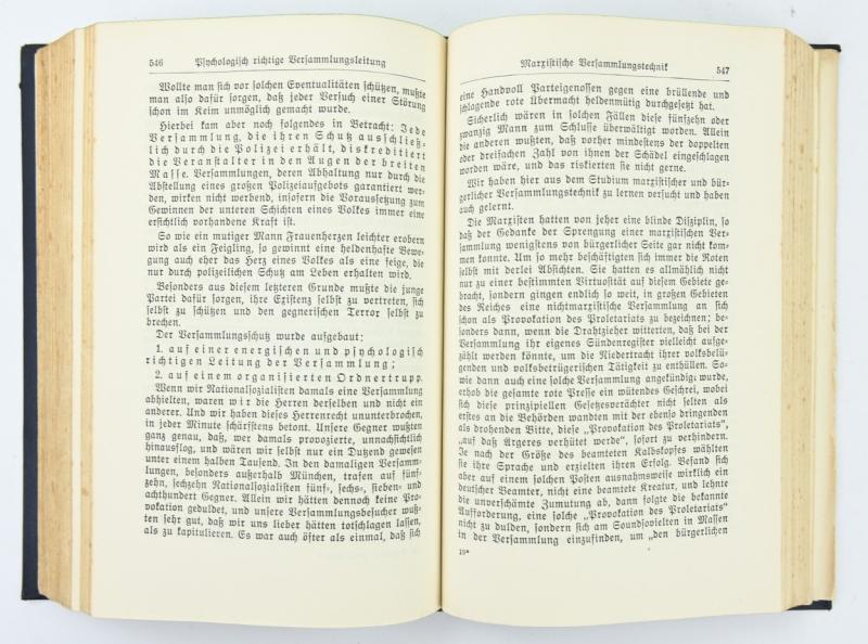 German Adolf Hitler Mein Kampf Book 1933