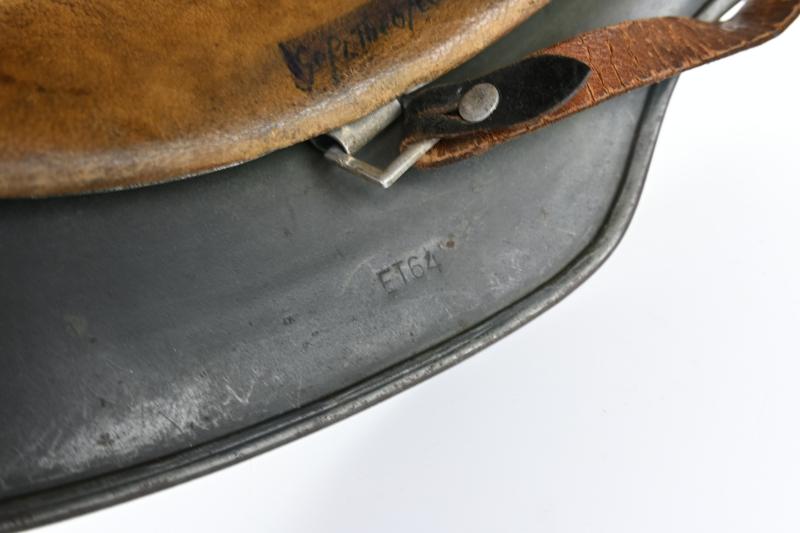 German LW M35 Ex DD Camo Combat Helmet