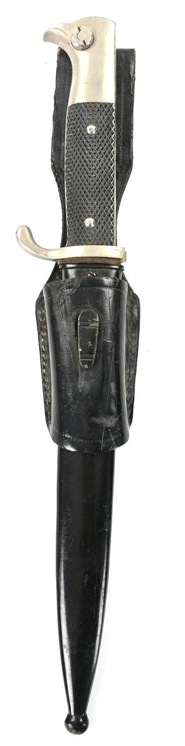 German WH Short K98 Parade Dress Bayonet with Frog