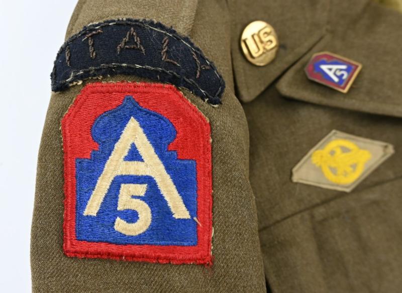 US WW2 5th Army Grouping 'Pvt B.J. Mutzenberger'