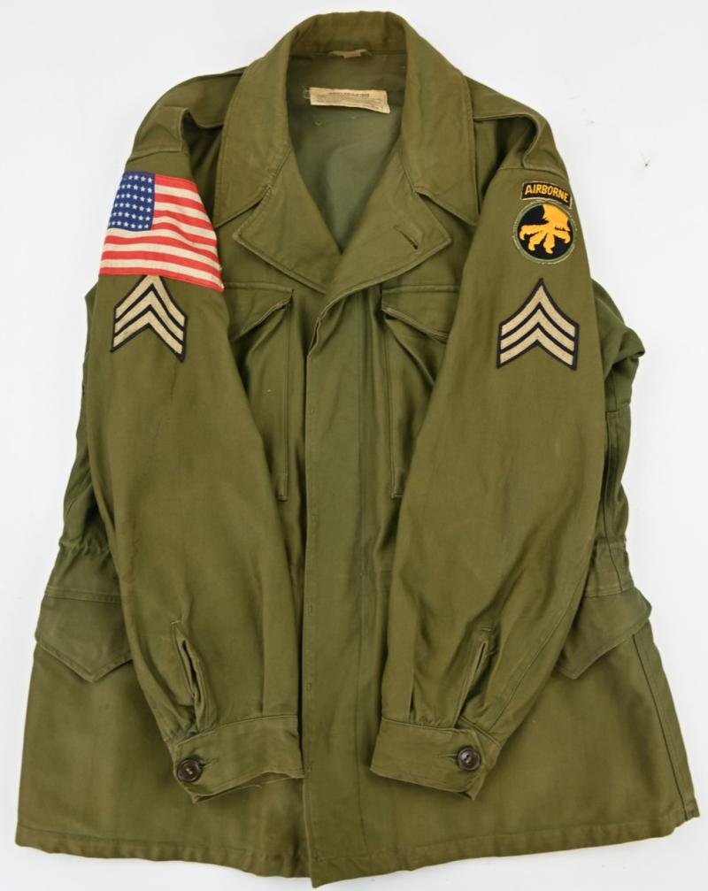 US WW2 M-1943 17th Airborne Division Combat Tunic