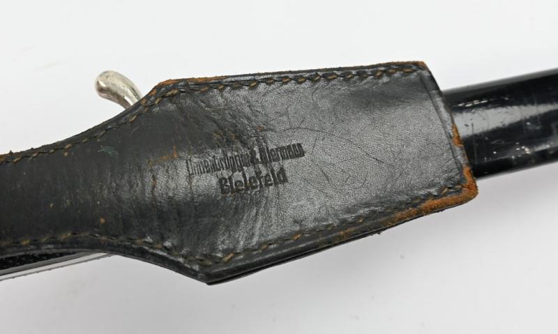 German WH Short K98 Parade Dress Bayonet with Frog