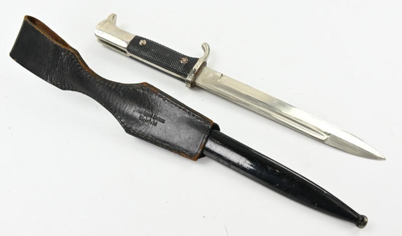 German WH Short K98 Parade Dress Bayonet with Frog