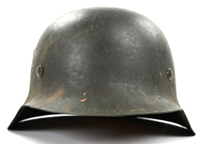 German WH M42 ND Combat Helmet Ex-Chickenwire