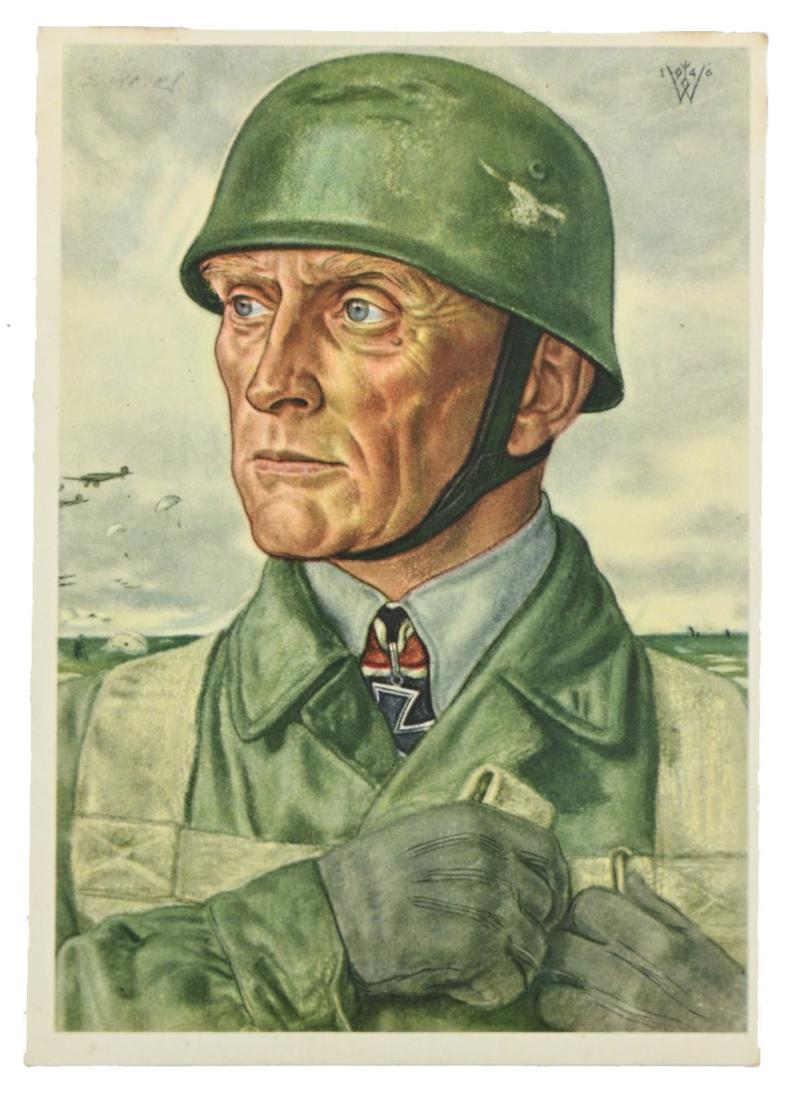 German Postcard of Oberst Brauer