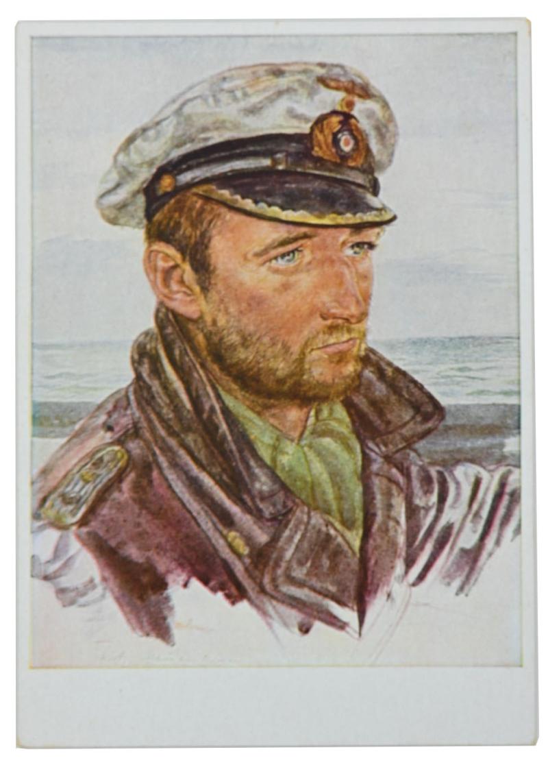 German KM Postcard 'Kapitanleutnant Frauenheim'