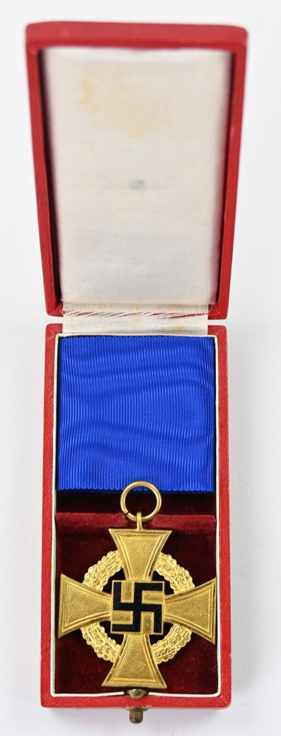 German 40 Years Faithful Service Medal in box