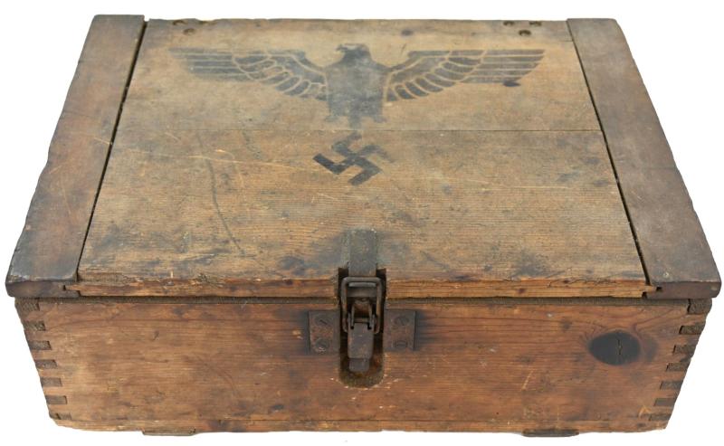 German WH Ammo Box with Eagle