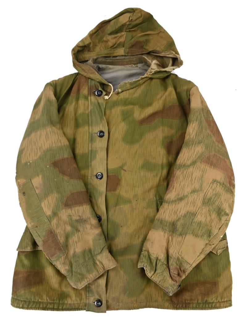German WH Non-Reversible Water & Tan Winter Parka