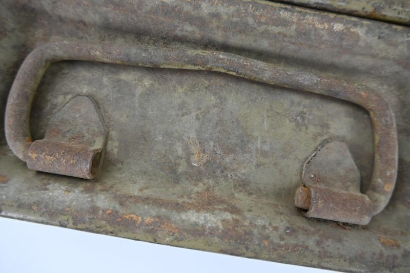 German WH MG 34/42 Camouflaged Ammo Box Set