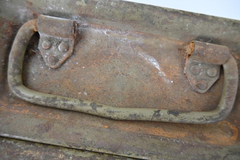 German WH MG 34/42 Camouflaged Ammo Box Set