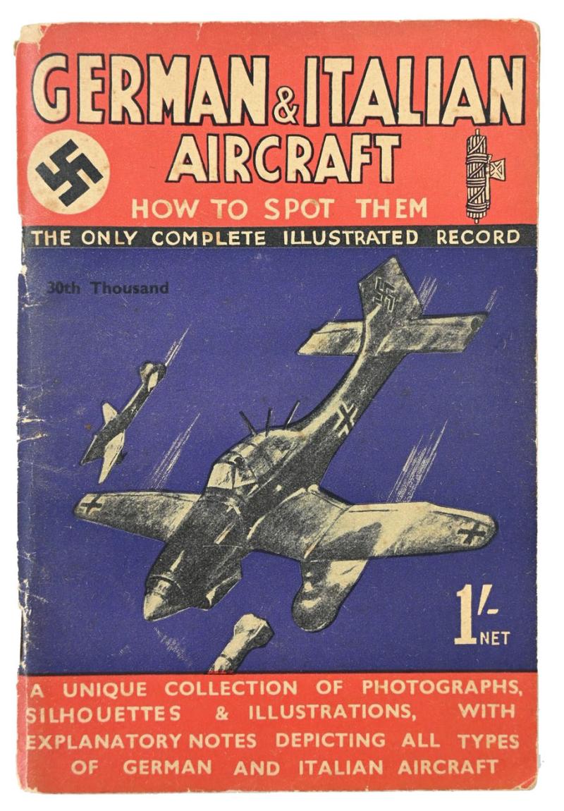 British WW2 Axis Aircraft Identification Booklet