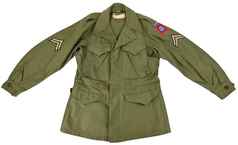 US WW2 M43 M-1943 Combat Tunic 82nd Airborne Division
