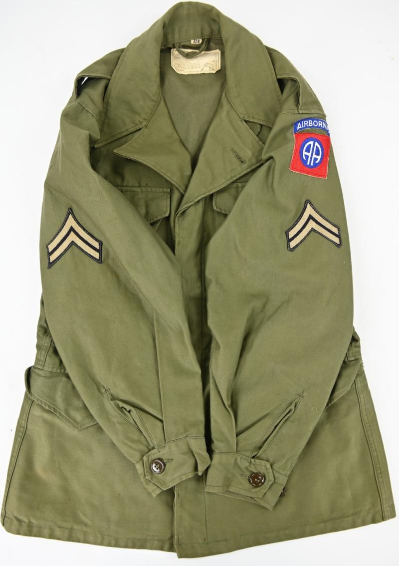 US WW2 M43 M-1943 Combat Tunic 82nd Airborne Division