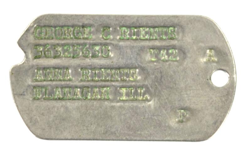 US WW2 28th Infantry Division 'Keystone' Dog-tag