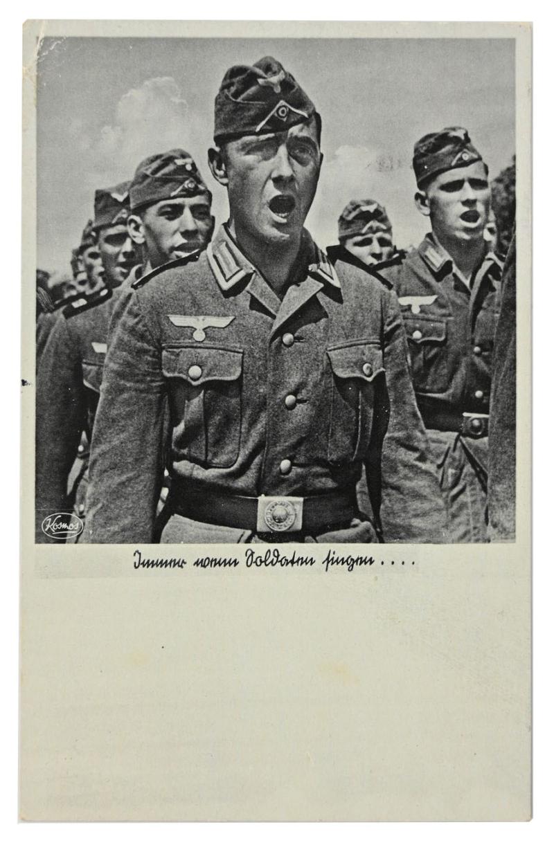 German WH Postcard