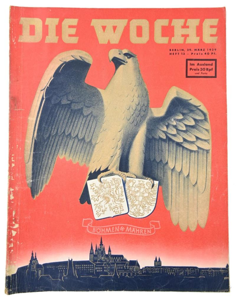 German Third Reich Magazine 'Die Woche' 1940