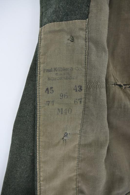 German WH M36 GBJ Combat Tunic