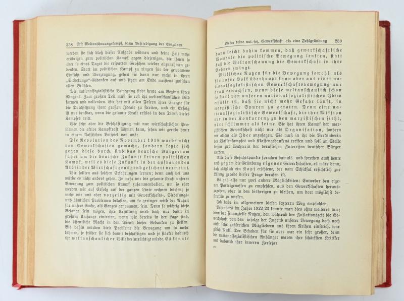 German Adolf Hitler 1927 Edition of 'Mein Kampf'