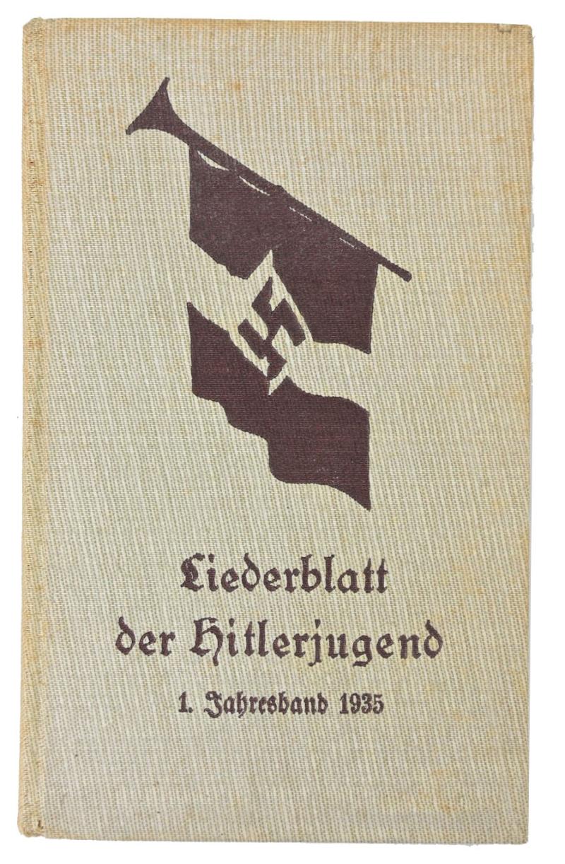 German HJ Songbook 'Liederblatt der Hitlerjugend'