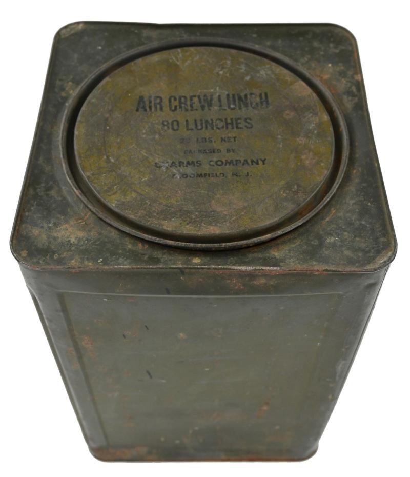 USAAF WW2 Air Crew Lunch Tin Can