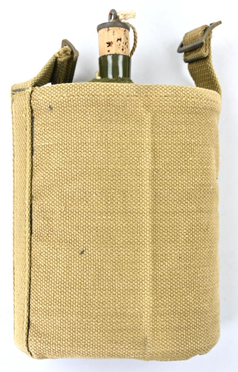 British WW2 Water Canteen with Cover 1943