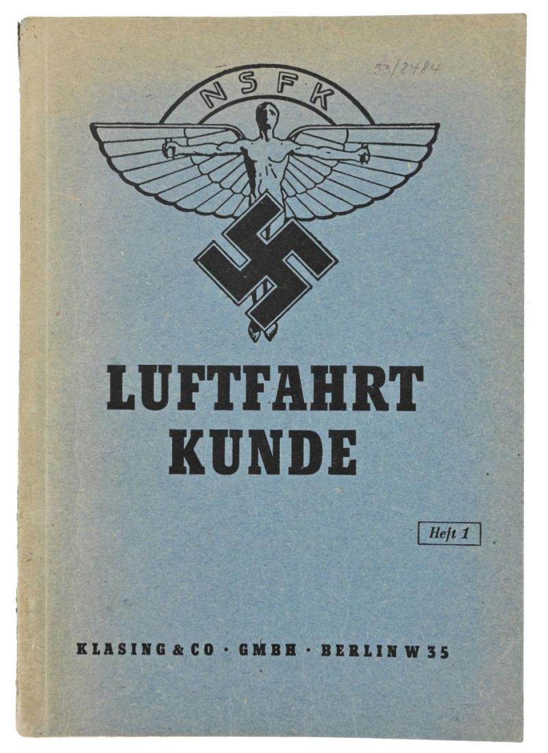 German NSFK Book 'Luftfahrtkunde'