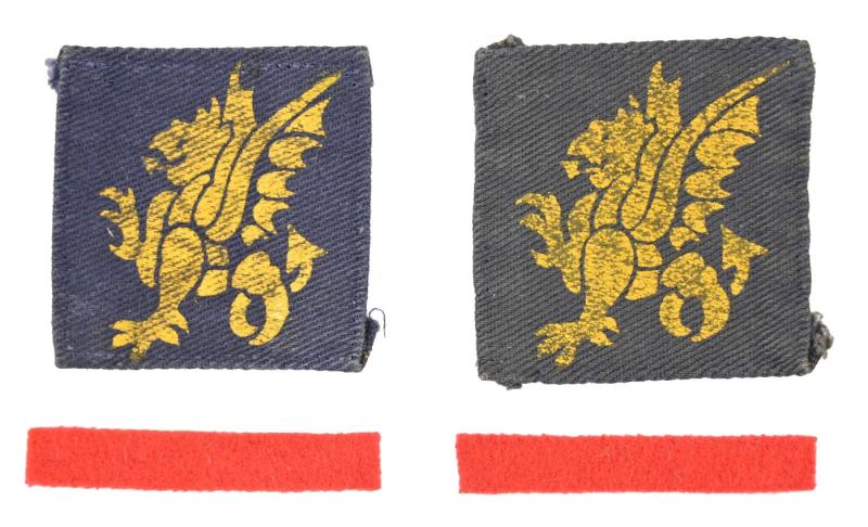 British WW2 43rd Wessex Infantry Division Formation Badge Set