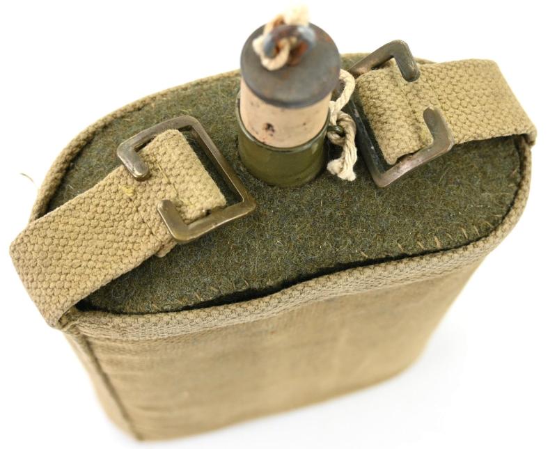 British WW2 Water Canteen with Cover 1943