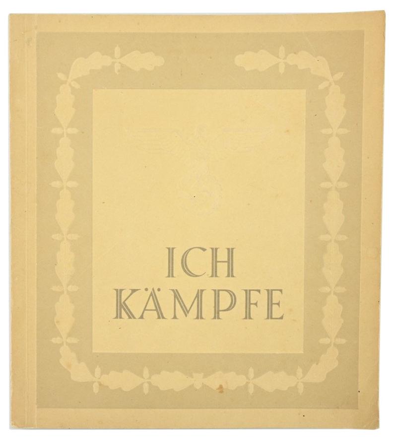 German 'Ich Kämpfe' book 1943 NSDAP Ortsgruppe Signed