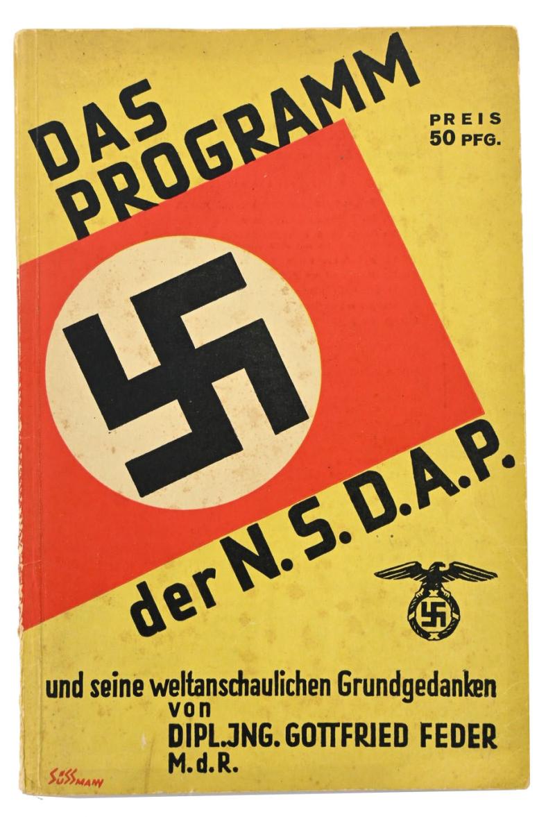 German NSDAP Program Booklet 1934