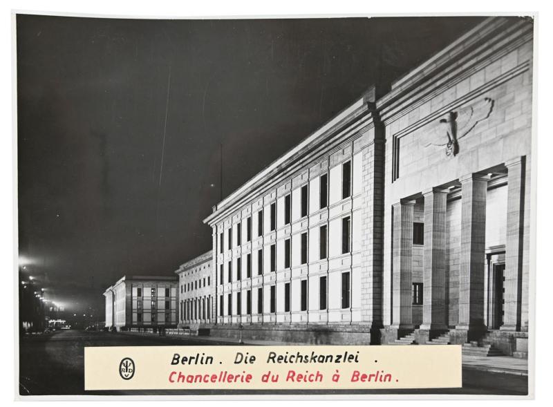 German Third Reich Press Photo 'Reichskanzlei'