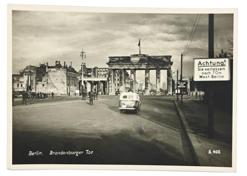 German Postcard Brandenburger Tor (1946/47)