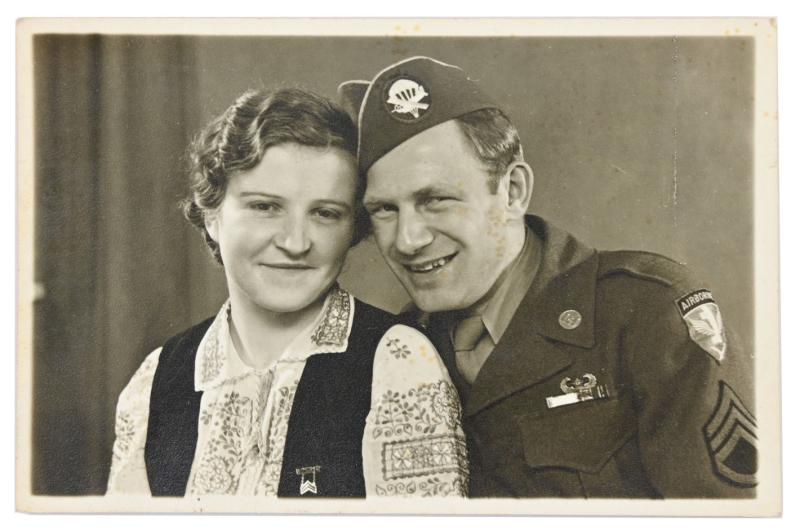 US WW2 Airborne Portrait Picture