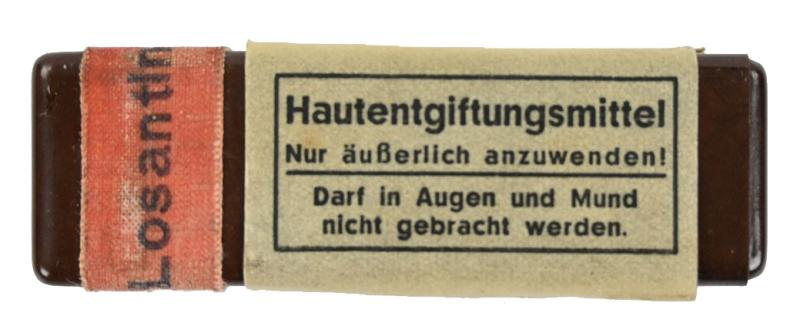 German WH Hautentgiftungsmittel container 1939
