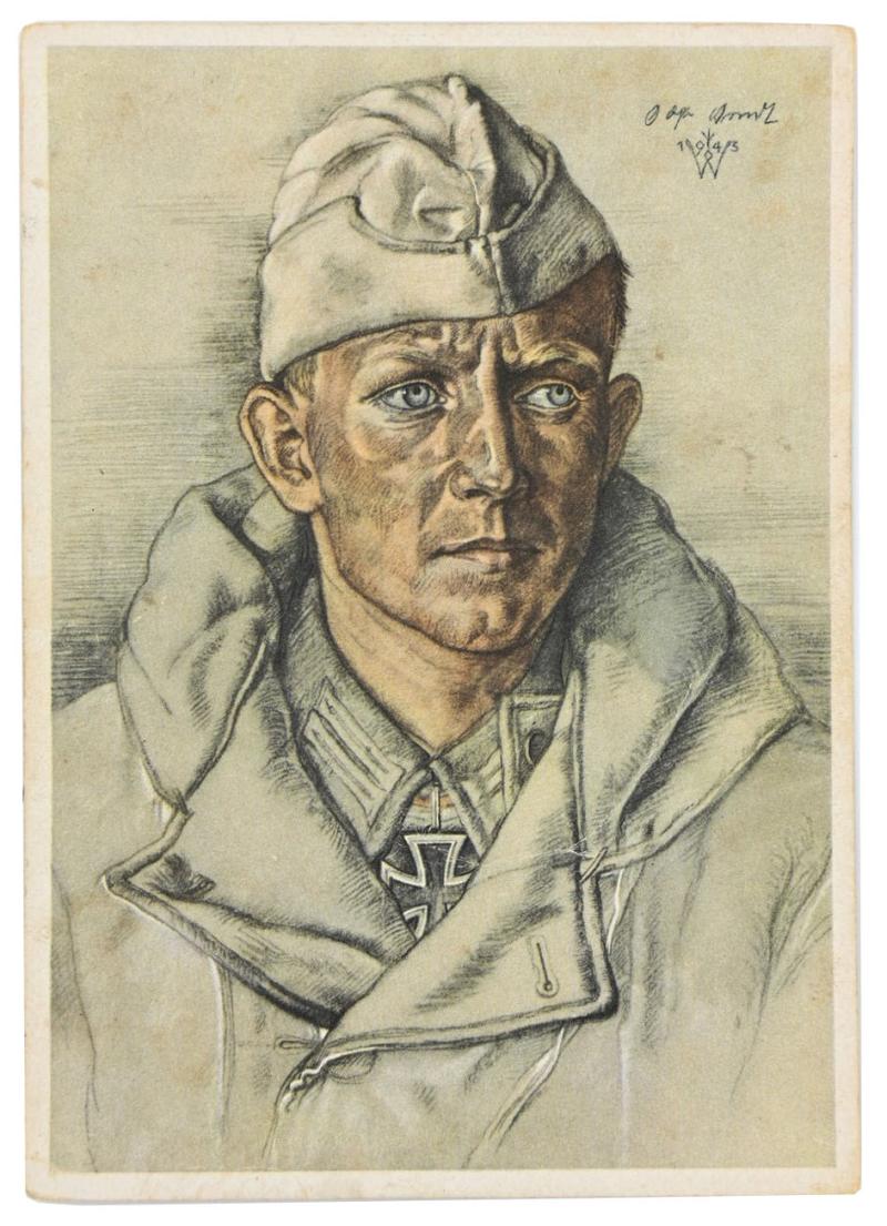 German Willrich Postcard 'Obergefreiter Arndt'