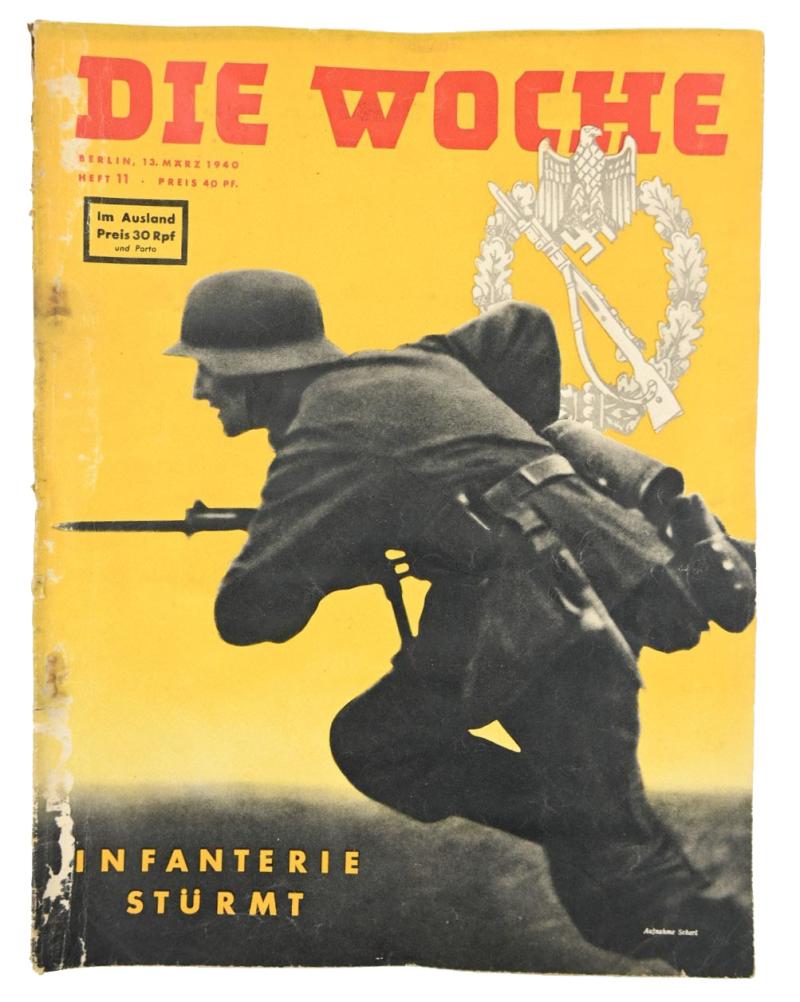 German Third Reich Magazine 'Die Woche' 1940