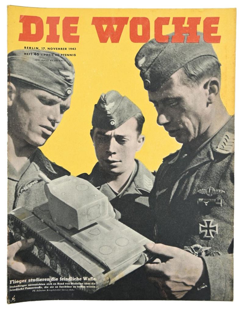 German Third Reich Magazine 'Die Woche' 1943