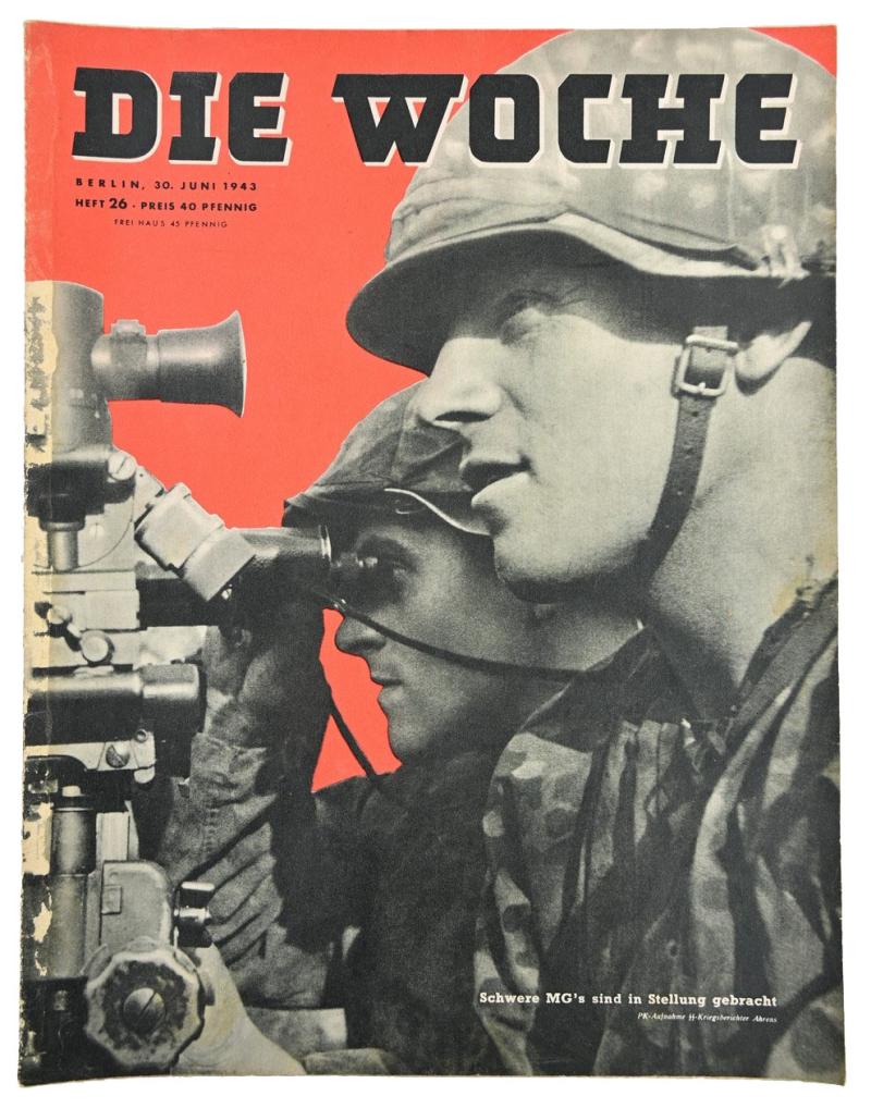German Third Reich Magazine 'Die Woche' 1943